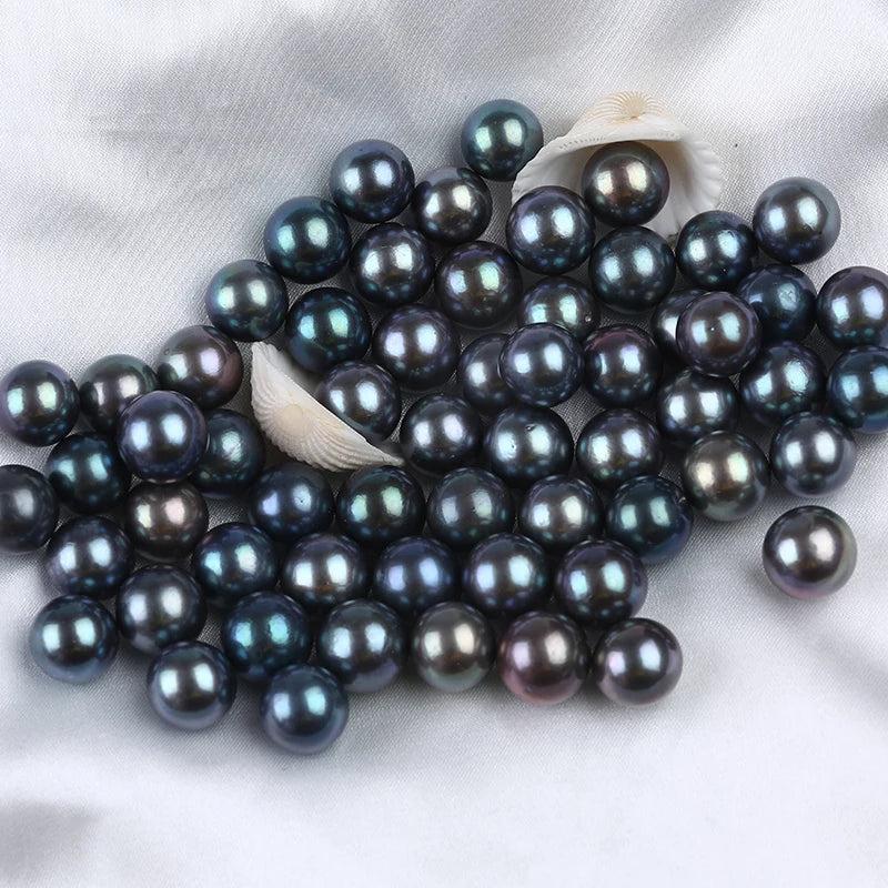 11-12mm Peacock Green Pearls Beads for Earring Making