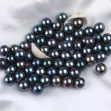 11-12mm Peacock Green Pearls Beads for Earring Making