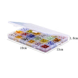 4mm Glass Seed Beads Box Set With Tools Alphabet Beads