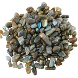 Labradorite Tumbled Stone Chips - Natural Crushed Pieces Beads