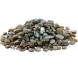 Labradorite Tumbled Stone Chips - Natural Crushed Pieces Beads