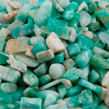 460g Natural Amazonite Tumbled Stone Crushed Polishing Crystal Quartz Gravel