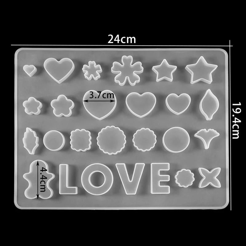 Pendant Silicone Mold for DIY Keychain Jewelry Making