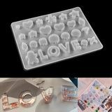 Pendant Silicone Mold for DIY Keychain Jewelry Making