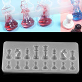 3D Chess Pieces UV Resin Molds for DIY Jewelry Making