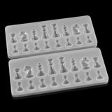 3D Chess Pieces UV Resin Molds for DIY Jewelry Making