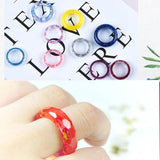 14pcs Silicone Resin Ring Molds for DIY Jewelry Making