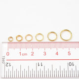 4-10mm Golden Iron Ring Double Ring Closed Ring Buckle DIY Jewelry Accessories