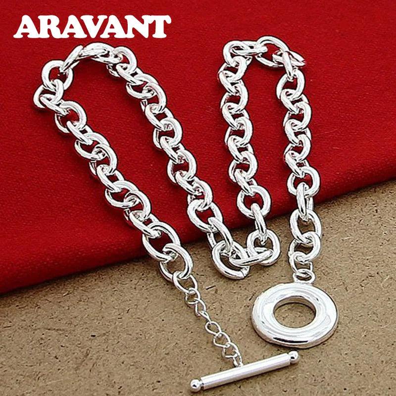 925 Silver Jewelry Chains Necklace Men Women