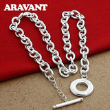 925 Silver Jewelry Chains Necklace Men Women