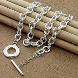 925 Silver Jewelry Chains Necklace Men Women