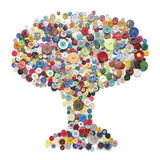 DIY Baby Resin Buttons Love Letter Natural Craft Apparel Accessories