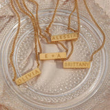 Custom Name Necklace - Women's Stainless Steel