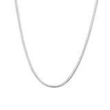 3MM Snake Chain Necklace S925 Sterling Silver Wedding Jewelry