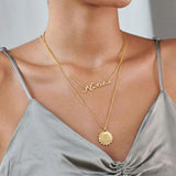 Personalised Letter Name Necklace Stainless Steel Choker
