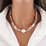 Freshwater Pearl Necklace Baroque Pearl Jewelry Wedding Accessories