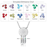 Dreamcatcher Pendant Nameplate Necklace