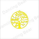 Custom Family Tree Name Necklace, Stainless Steel, Up to 6 Names