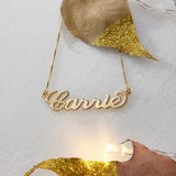 Mermaid Tail Baby Girl Name Necklace | Personalized Jewelry