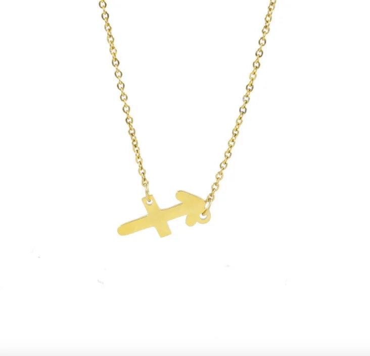 Stainless Steel Choker Nameplate Necklace for Women Girls