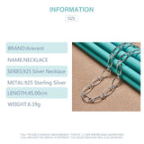 925 Silver Necklace Chain Women's Jewelry