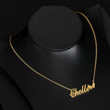 Personalized Butterfly Choker Name Necklace for Women