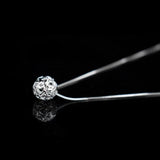 925 Silver Heart Ball Necklace Pendant