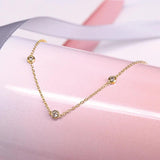 Minimalist Zircon 925 Silver Necklace for Women