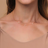 Minimalist Zircon 925 Silver Necklace for Women