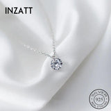 Geometric Zircon Choker Necklace 925 Silver