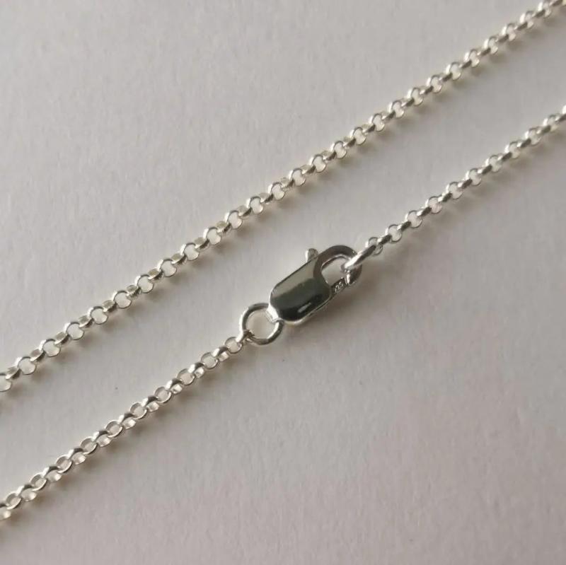 S925 Sterling Silver Necklace for Women, Elegant and Dainty Chain Jewelry