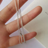 S925 Sterling Silver Necklace for Women, Elegant and Dainty Chain Jewelry