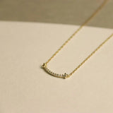 TrustDavis Moon Heart Pendant Necklace 925 Silver DD1209