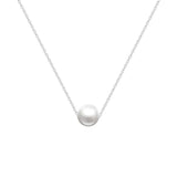TrustDavis 925 Sterling Silver Pearl Pendant Necklace For Women