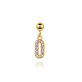 925 Silver Adjustable Resizable Necklace Number Charm Pendant Jewelry
