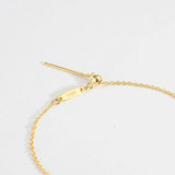 925 Silver Adjustable Resizable Necklace Number Charm Pendant Jewelry