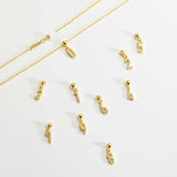 925 Silver Adjustable Resizable Necklace Number Charm Pendant Jewelry