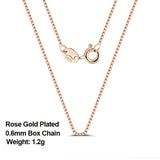 925 Silver Chain Necklace 18K Jewelry