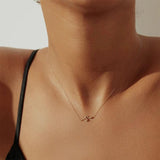 925 Sterling Silver Snake Shape Necklace for Women