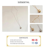 925 Sterling Silver Heart Pendant Necklace for Women - Anniversary Party Jewelry