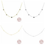 925 Silver Star Chain Necklace for Women
