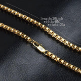 925 Sterling Silver 20 Inch 4MM Lattice Chain Necklace