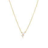 925 Silver Zircon Necklace for Women Clavicle Chain Jewelry