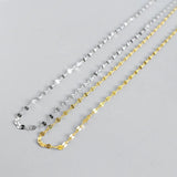 925 Sterling Silver Double Necklace Wedding Party Jewelry