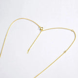 925 Silver Green Pendant Necklace Crystal Jewelry for Valentine