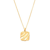 925 Silver Retro Texture Clavicle Chain Necklace for Women