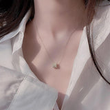 Zirconia CZ Necklace Wedding Pendant Jewelry