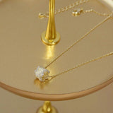 Zirconia CZ Necklace Wedding Pendant Jewelry