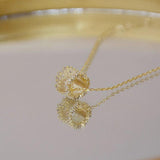 Zirconia CZ Necklace Wedding Pendant Jewelry