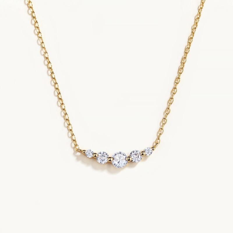 Sterling Silver Women Chain Choker Punk Necklace